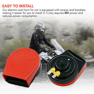 Sound Magic Horns Bikes And Cars - Red Color ( Set of 2 pieces )